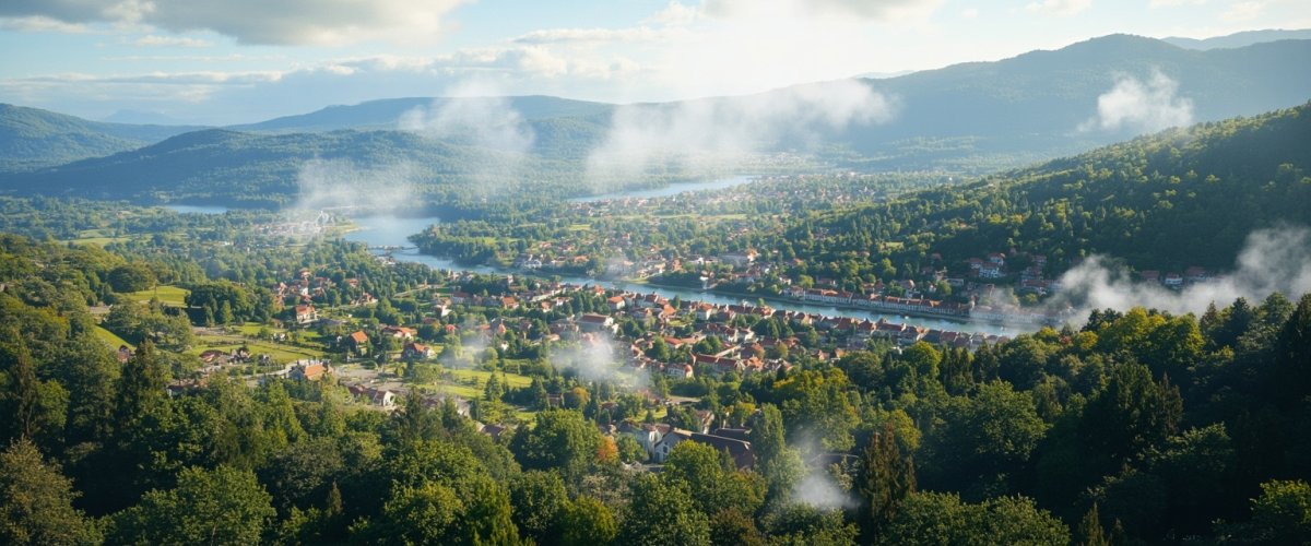 Painterly banner illustration of Abtissendorf