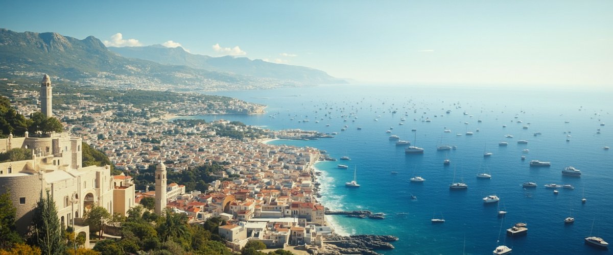 Painterly banner illustration of Anacapri