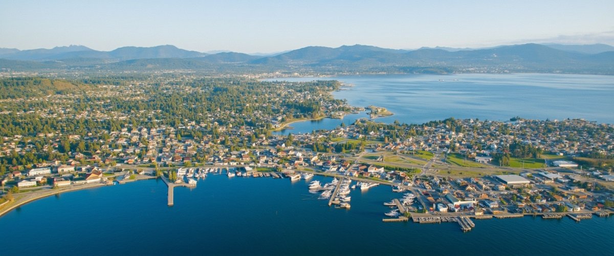 Painterly banner illustration of Anacortes