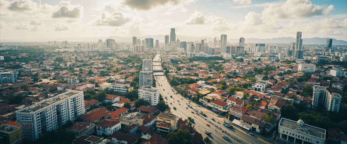 Painterly banner illustration of Angeles City