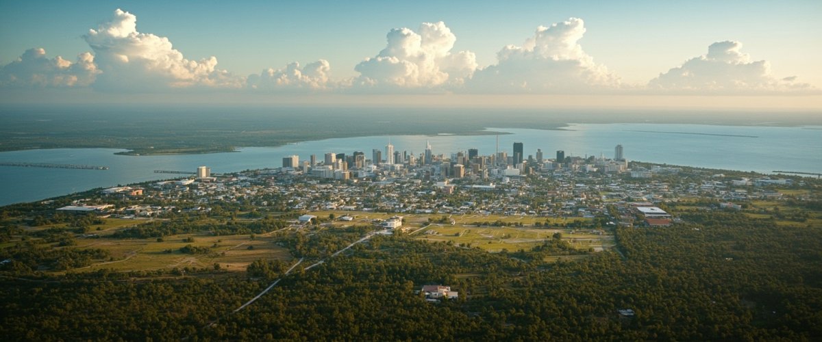 Painterly banner illustration of Angelina County