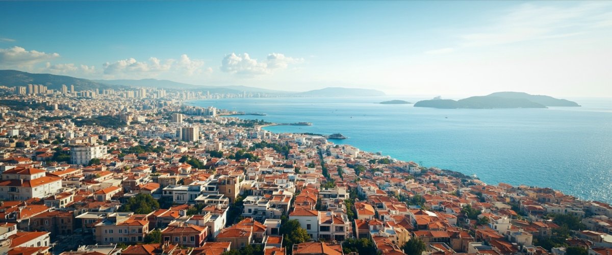Painterly banner illustration of Antalya