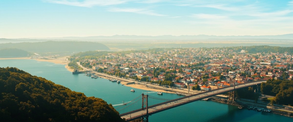 Painterly banner illustration of Bădești