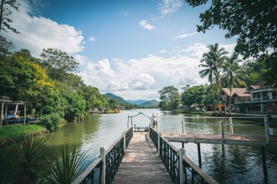 AI-generated travel thumbnail for Ban Mai Khao