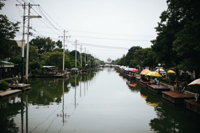AI-generated travel thumbnail for Bang Khun thain