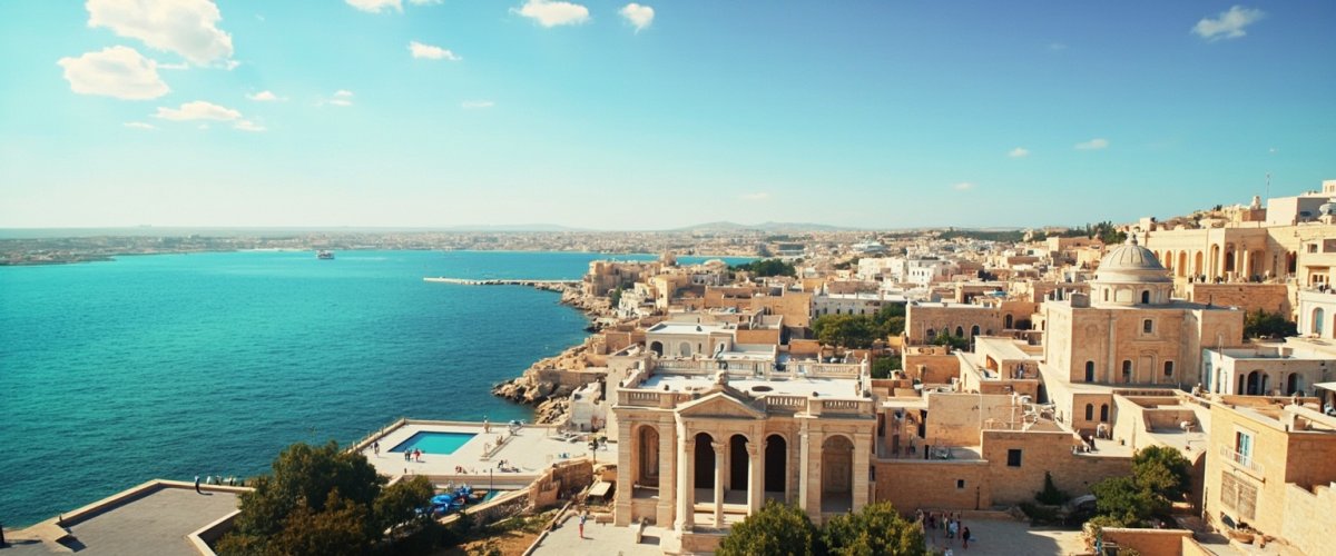 Painterly banner illustration of Baħrija
