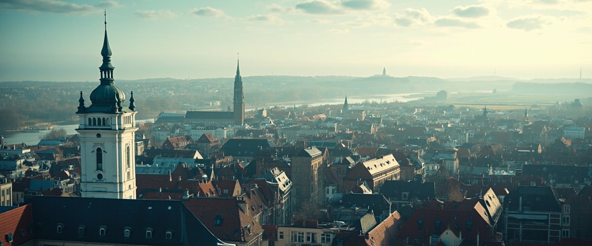 Painterly banner illustration of Barnstädt