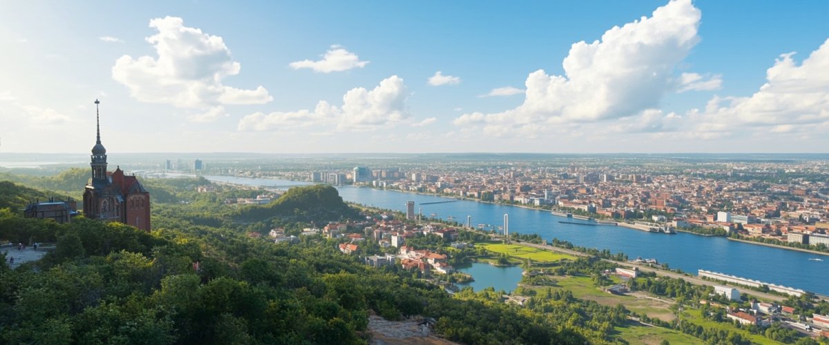 Painterly banner illustration of Barticești