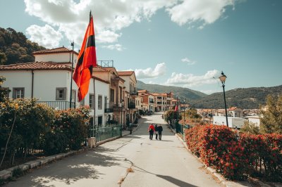 AI-generated travel thumbnail for Bashkia Kurbin
