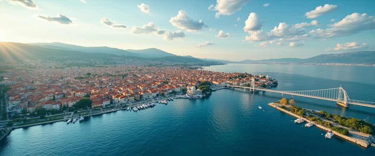 Painterly banner illustration of Baška