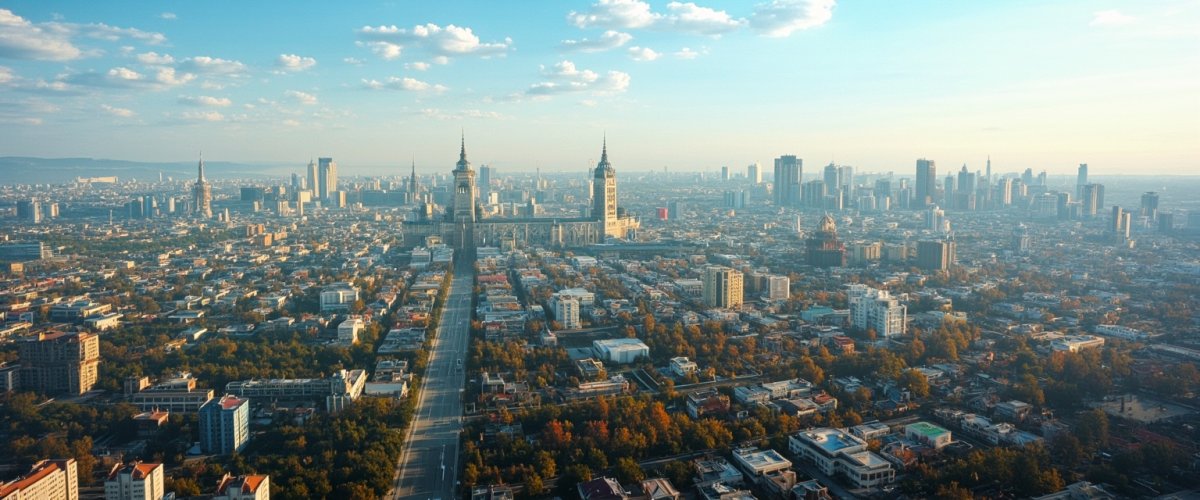 Painterly banner illustration of Belorechensk