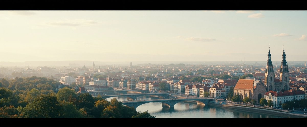 Painterly banner illustration of Berching
