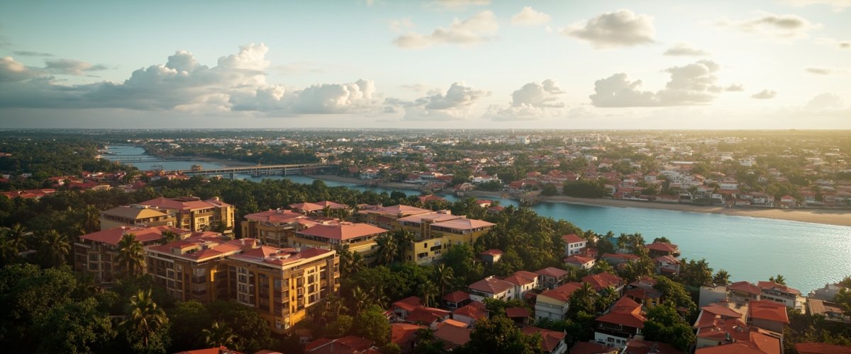 Painterly banner illustration of Berekum East