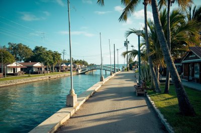 AI-generated travel thumbnail for Betio Village