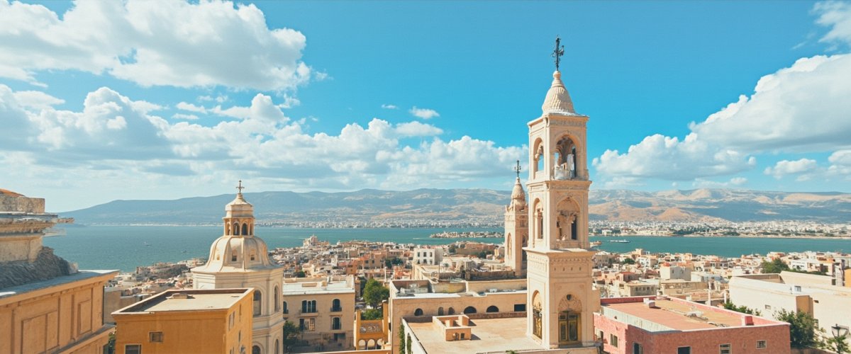 Painterly banner illustration of Bizerte