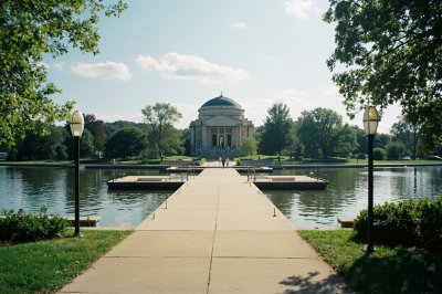 AI-generated travel thumbnail for Bloomington