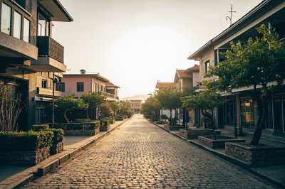 AI-generated travel thumbnail for Bornova