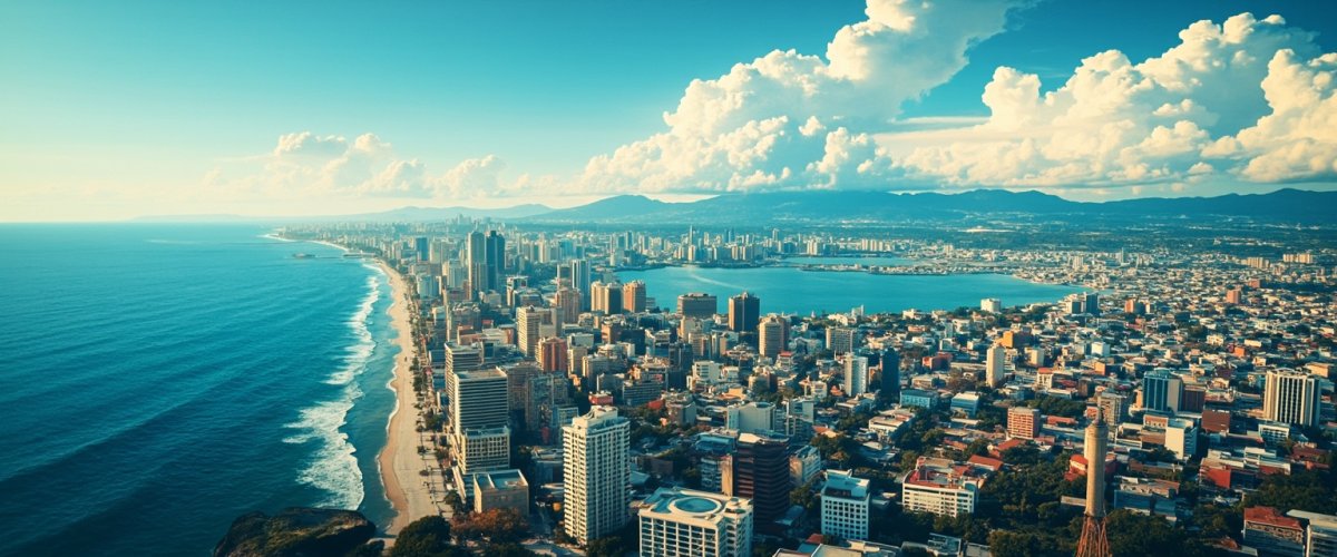 Painterly banner illustration of Buenos Aires