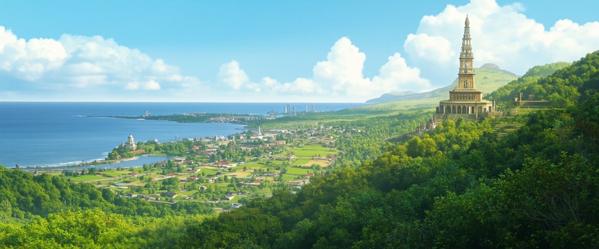 Painterly banner illustration of Bulambuli District