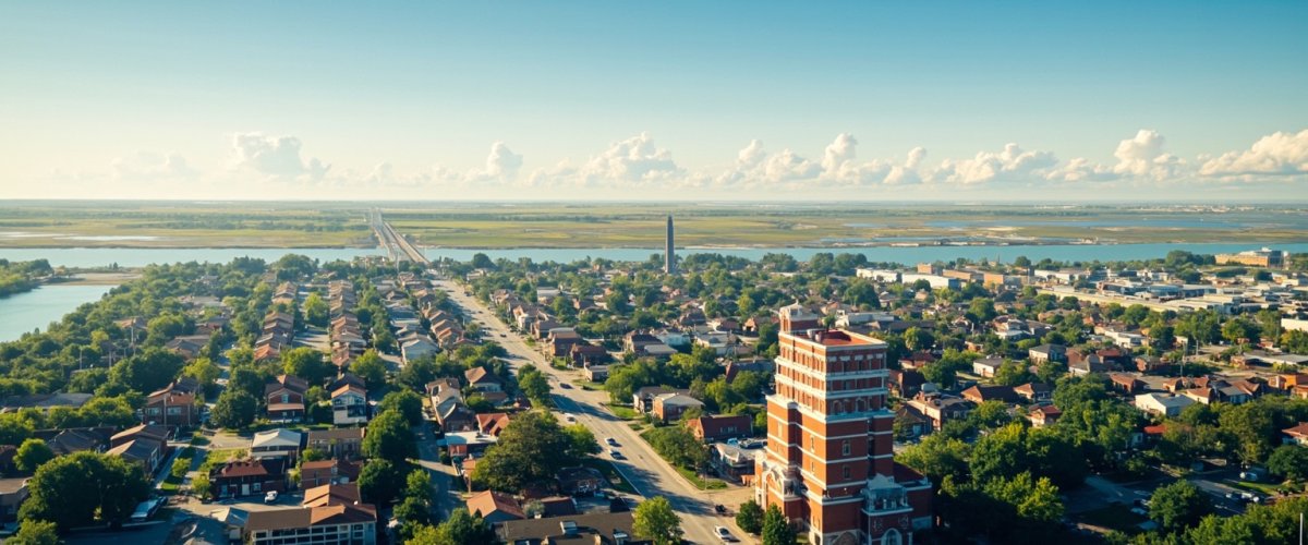 Painterly banner illustration of Burnham
