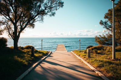 AI-generated travel thumbnail for Burns Beach