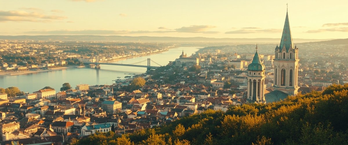 Painterly banner illustration of Căiuți
