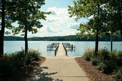 AI-generated travel thumbnail for Camp Lake
