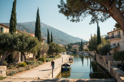 AI-generated travel thumbnail for Castagniers