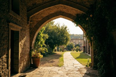 AI-generated travel thumbnail for Castellina Scalo