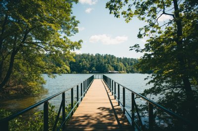 AI-generated travel thumbnail for Cedar Glen Lakes