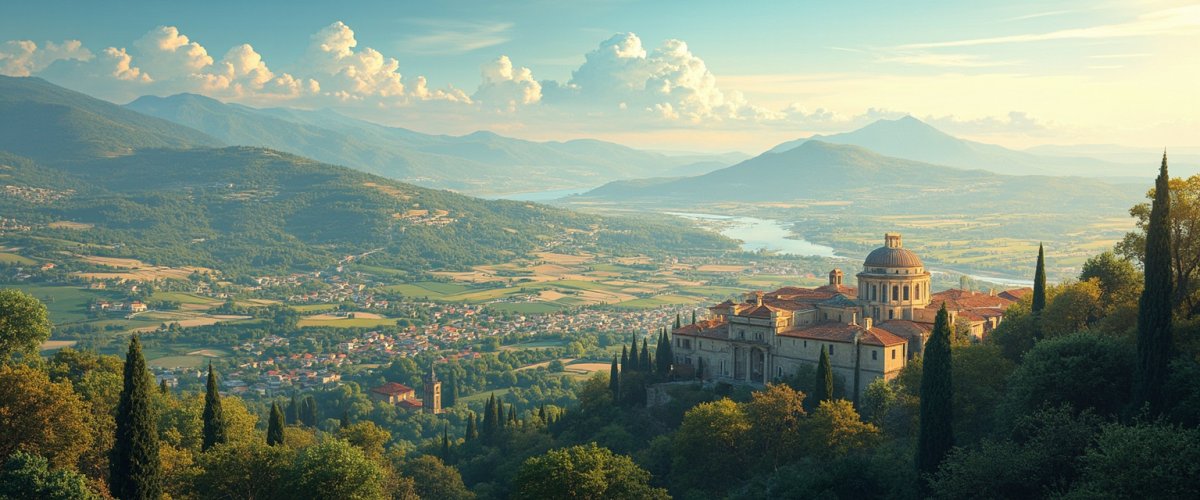 Painterly banner illustration of Cerasolo