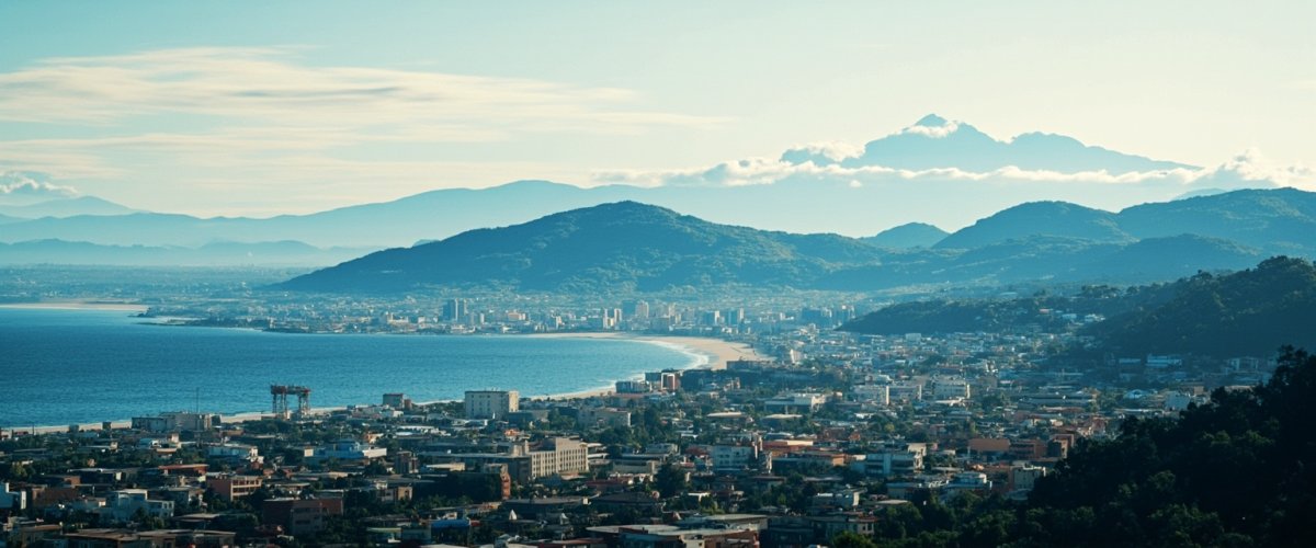 Painterly banner illustration of Cerro Azul