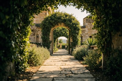 AI-generated travel thumbnail for Châteauneuf-de-Gadagne