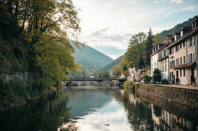 AI-generated travel thumbnail for Châtel-Guyon