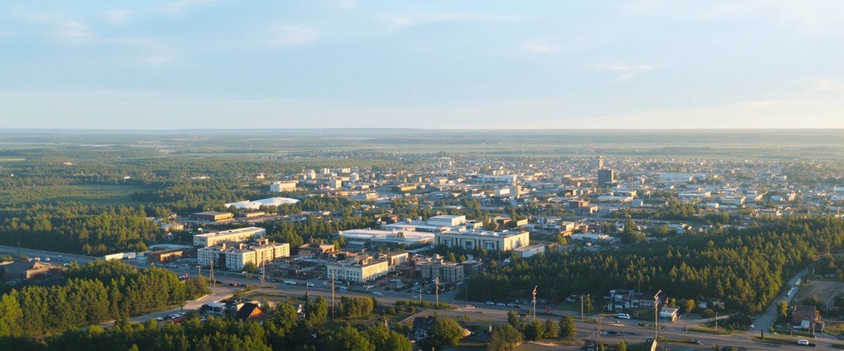 Painterly banner illustration of Coaldale