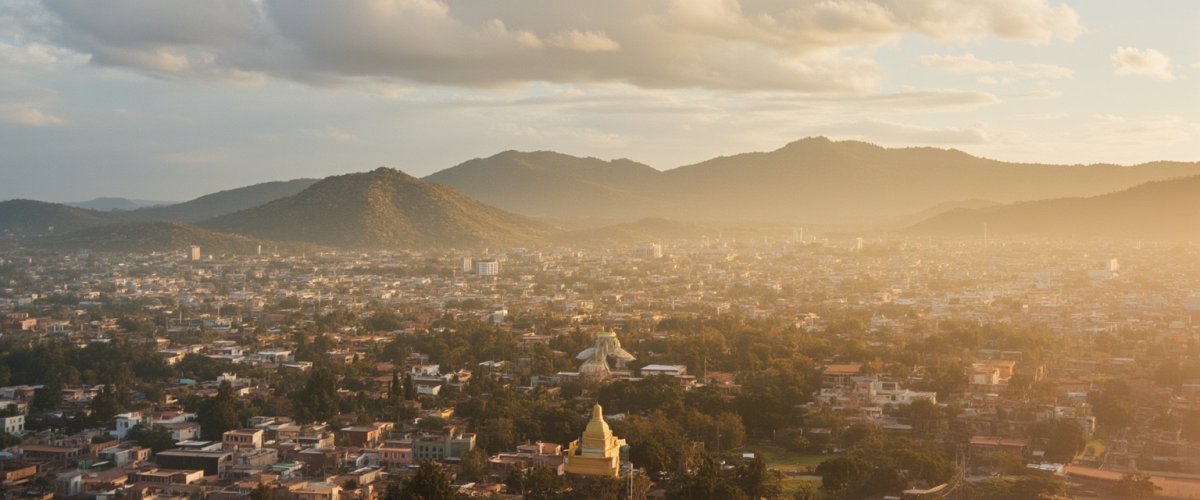 Painterly banner illustration of Cochabamba