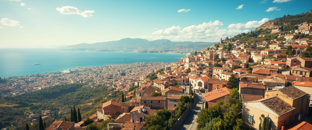 Painterly banner illustration of Colleferro