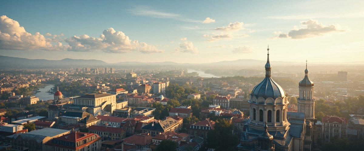 Painterly banner illustration of Comuna Şicula