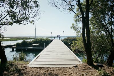 AI-generated travel thumbnail for Cooloola Cove