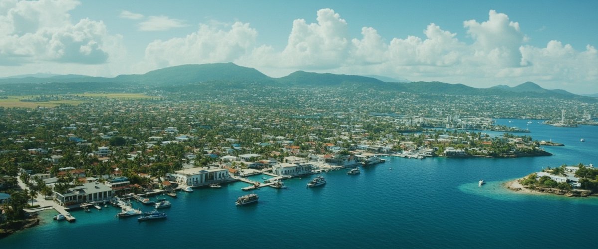 Painterly banner illustration of Coral Gardens
