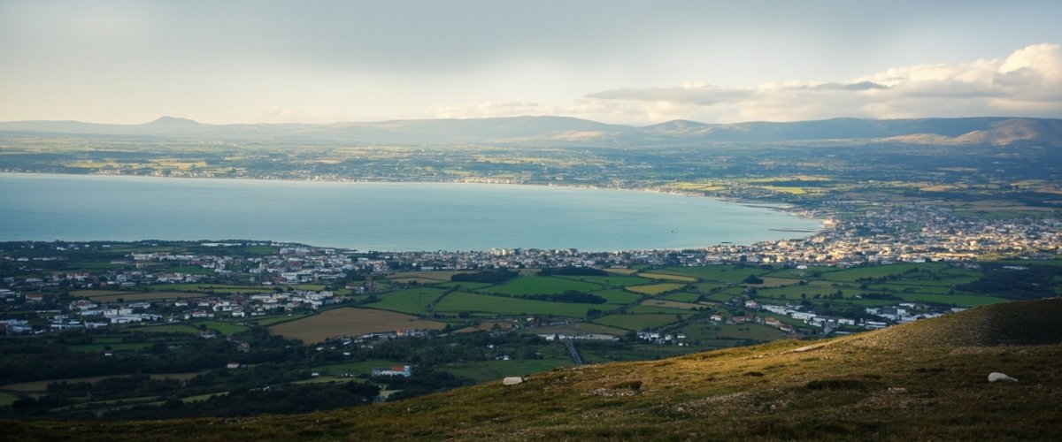 Painterly banner illustration of County Donegal