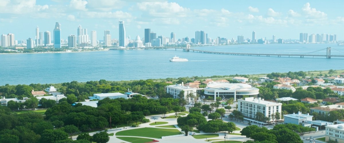 Painterly banner illustration of Cutler Bay