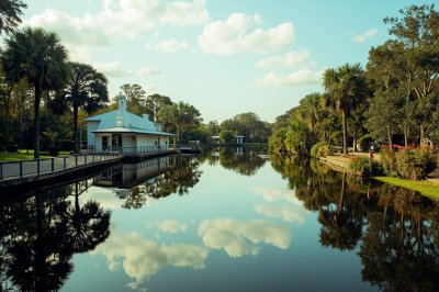 AI-generated travel thumbnail for Cypress Gardens