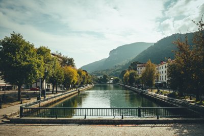 AI-generated travel thumbnail for Deba