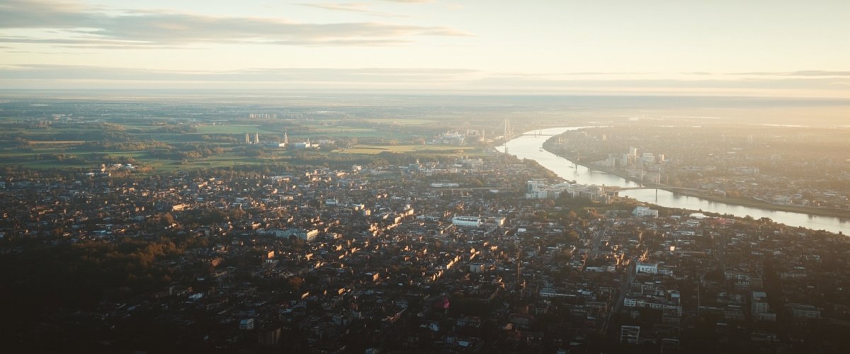Painterly banner illustration of Desborough