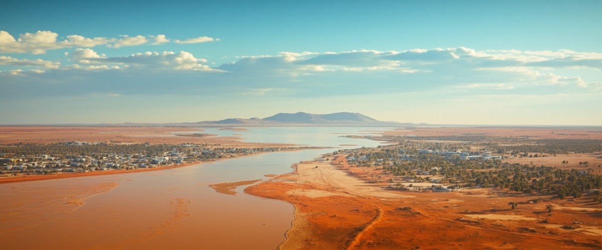 Painterly banner illustration of Desert Springs