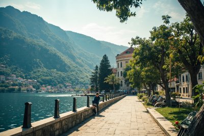 AI-generated travel thumbnail for Dobrota