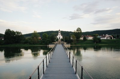 AI-generated travel thumbnail for Dumbrăveni