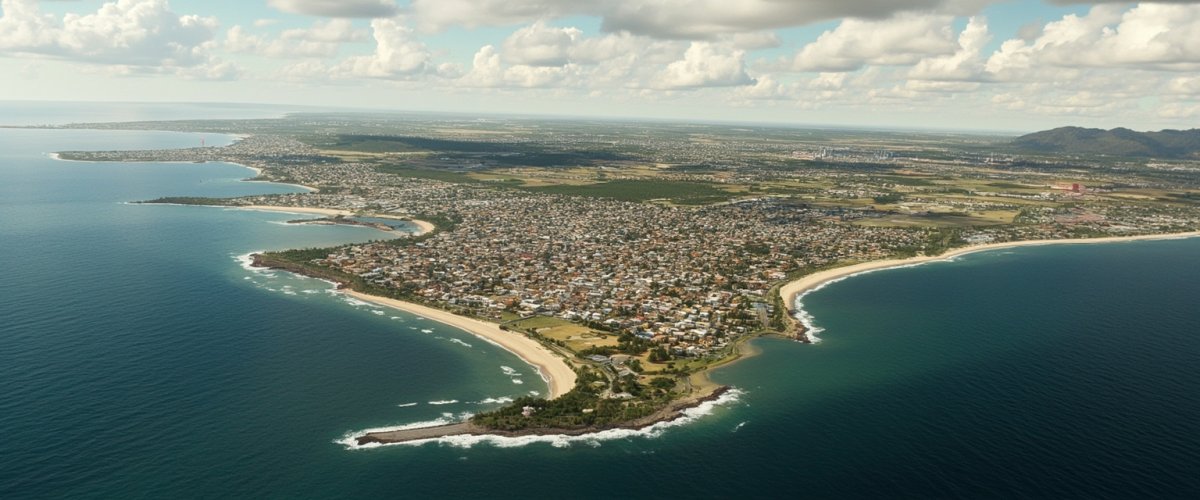 Painterly banner illustration of East Corrimal
