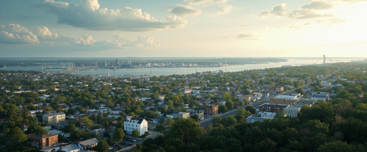 Painterly banner illustration of Fairfield County